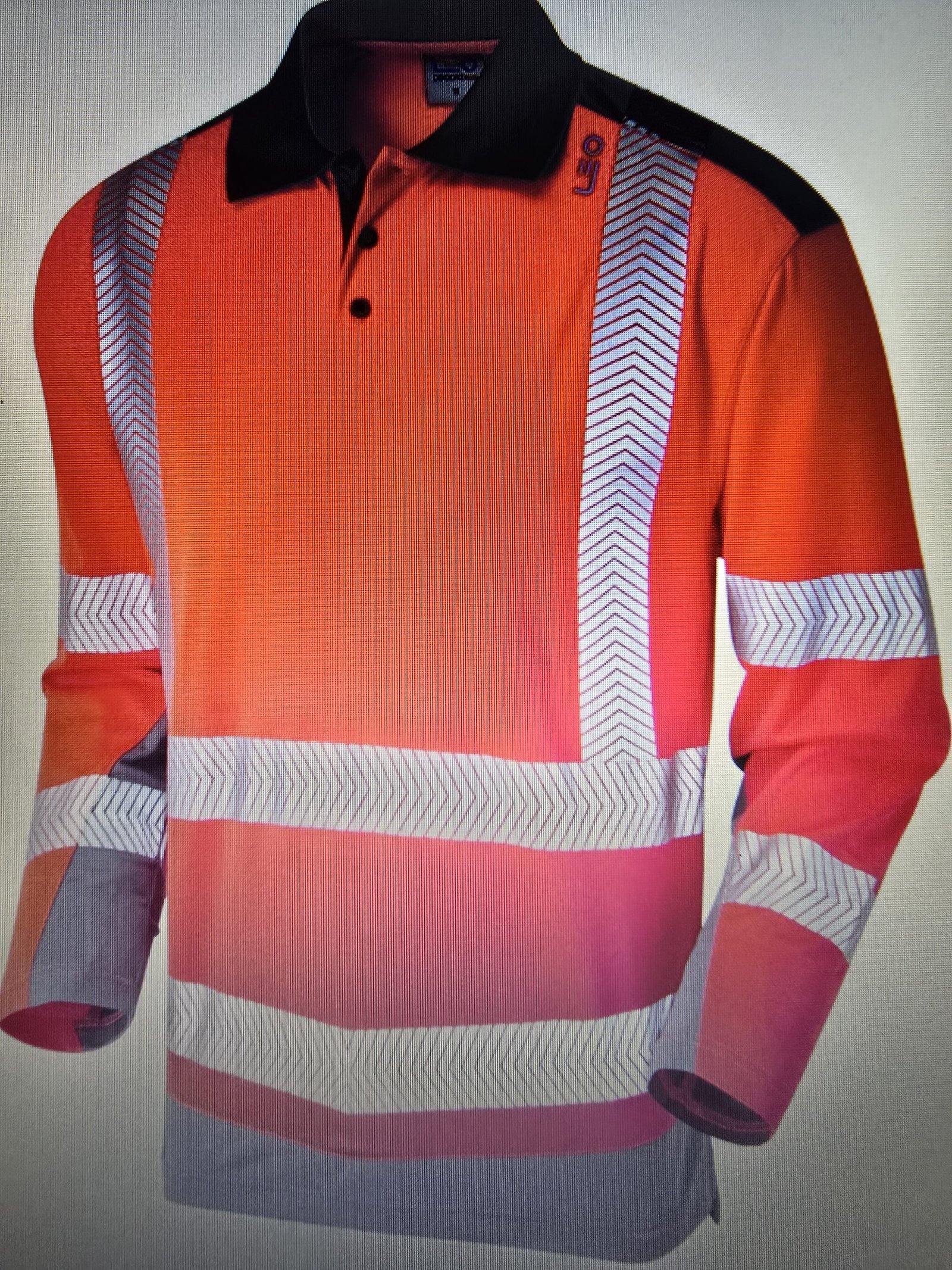 Hi Viz Long Sleeve Polo Shirt Range