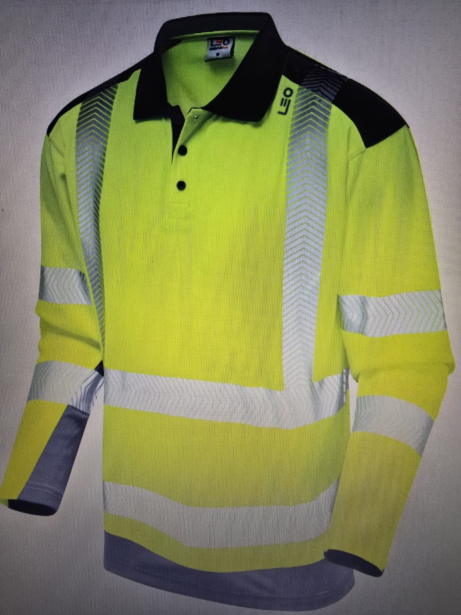 Hi Viz Long Sleeve Polo Shirt Range - Image 2