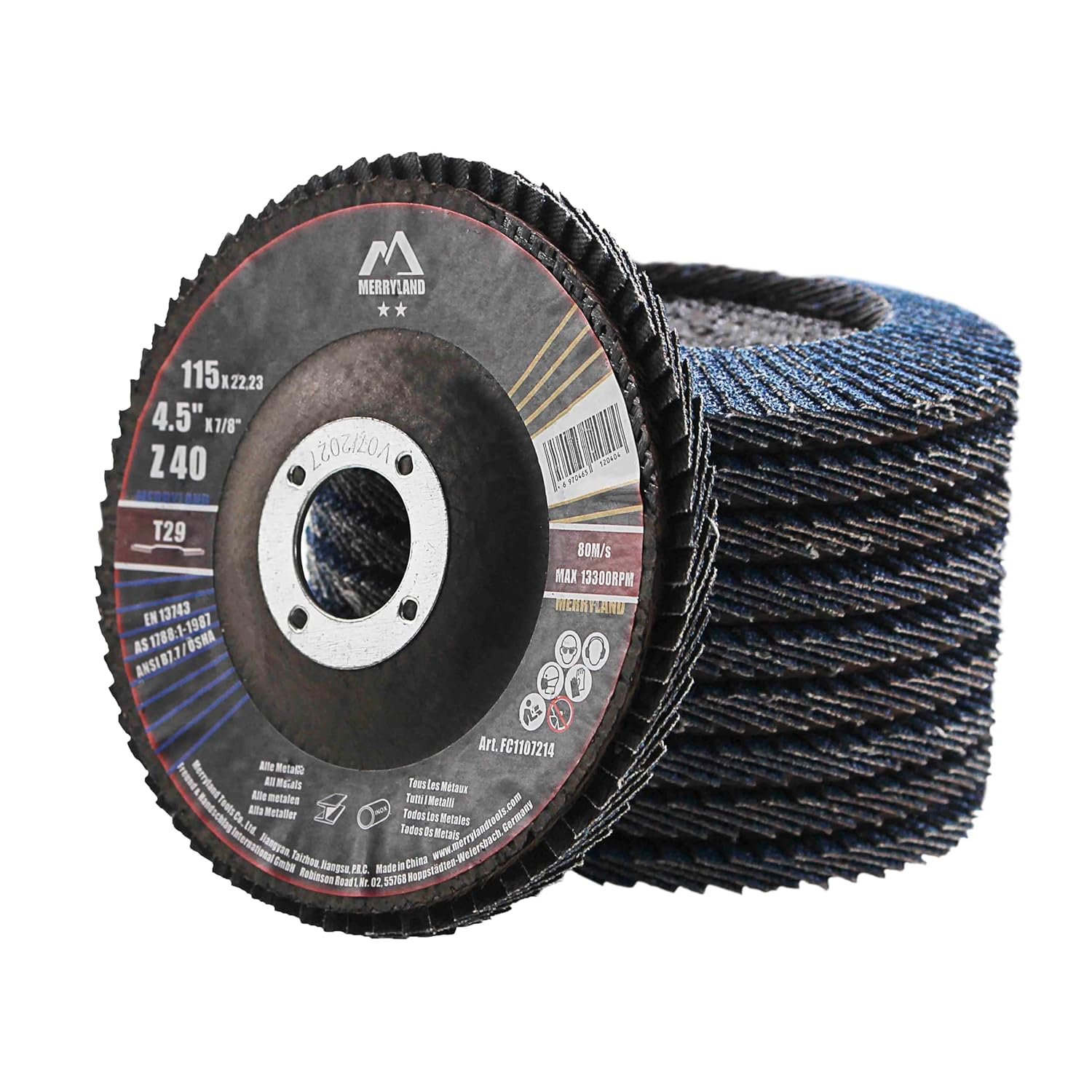 40g 115mm flap disc