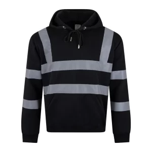 Black Hi Viz Hoodie Range