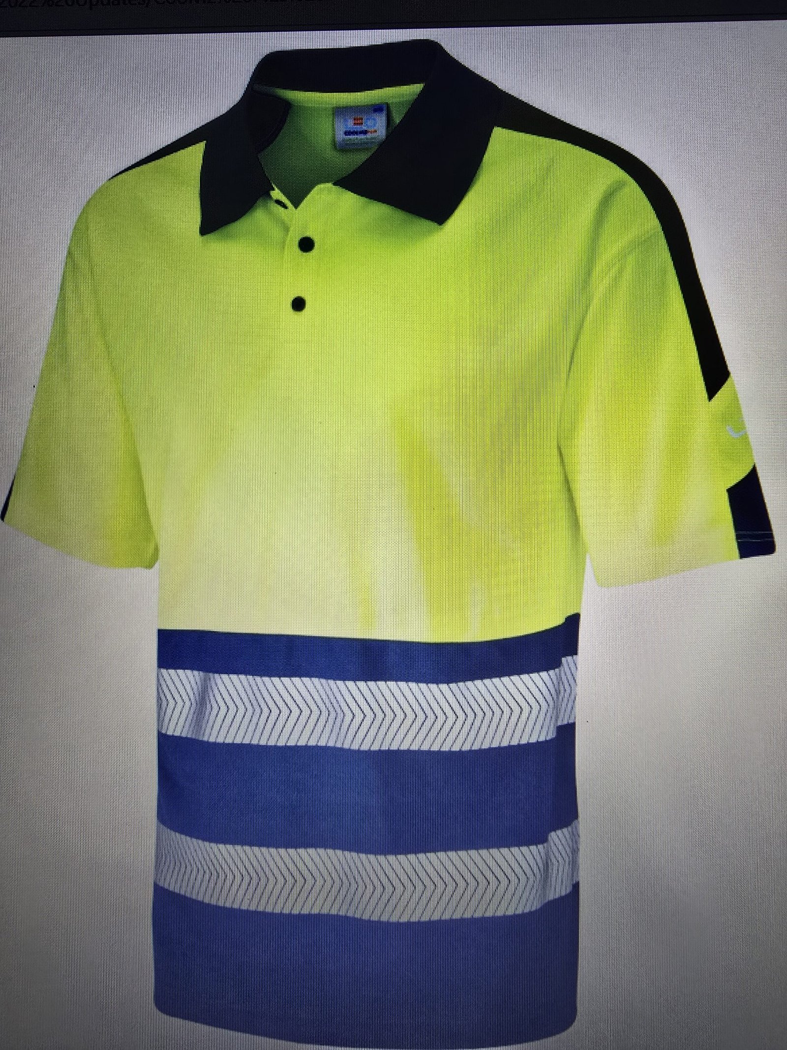 Hi Viz Duel Colour Polo Shirt Range