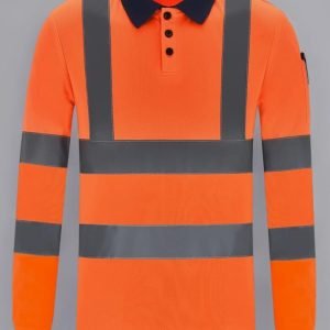 Hi Viz Long Sleeve Polo Shirts Range